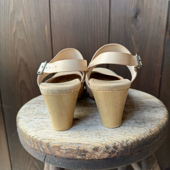 DANSKO THEA LEATHER WOODEN CLOGS - Picture 4 of 7